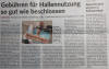 Hallennutzung